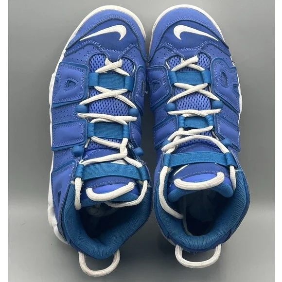 Nike Air More Uptempo Royal Blue Retro - Youth Size 7 Women's Size 8.5 USED - Picture 6 of 8
